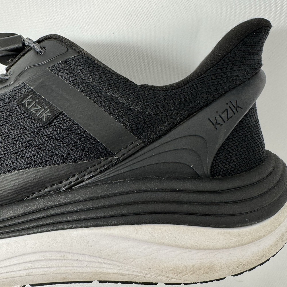 Sleek Black Women's Sneakers - Picture 9 of 14